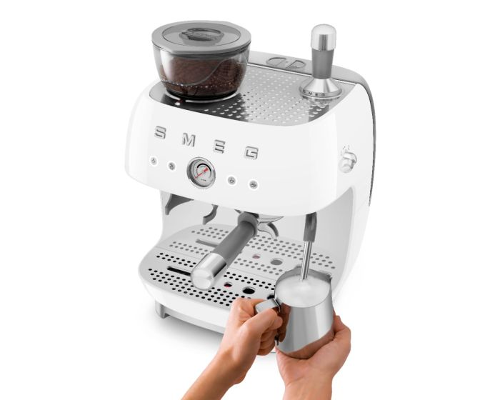 Buy Smeg Coffee Machine with Grinder, EGF03WHUK in Dubai UAE