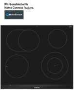 Siemens Home Connect Built In Electric Hob, Ceramic, 60 cm, ET675LNV1M 