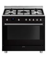 Smeg Concert Combination Cooker, 90 cm, SSA91MABL2
